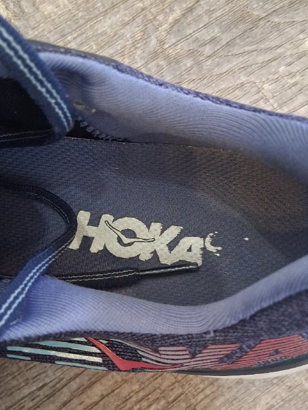 Hoka One One Cavu Womens Size 7 Sneakers blue/pink - Picture 5 of 13